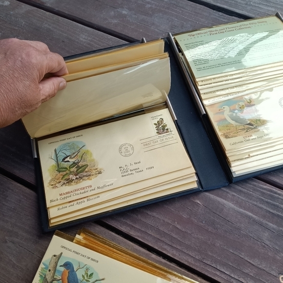 Official Birds & Flowers of Our Fifty States First Day Cover Collection Stamps - Picture 5 of 10